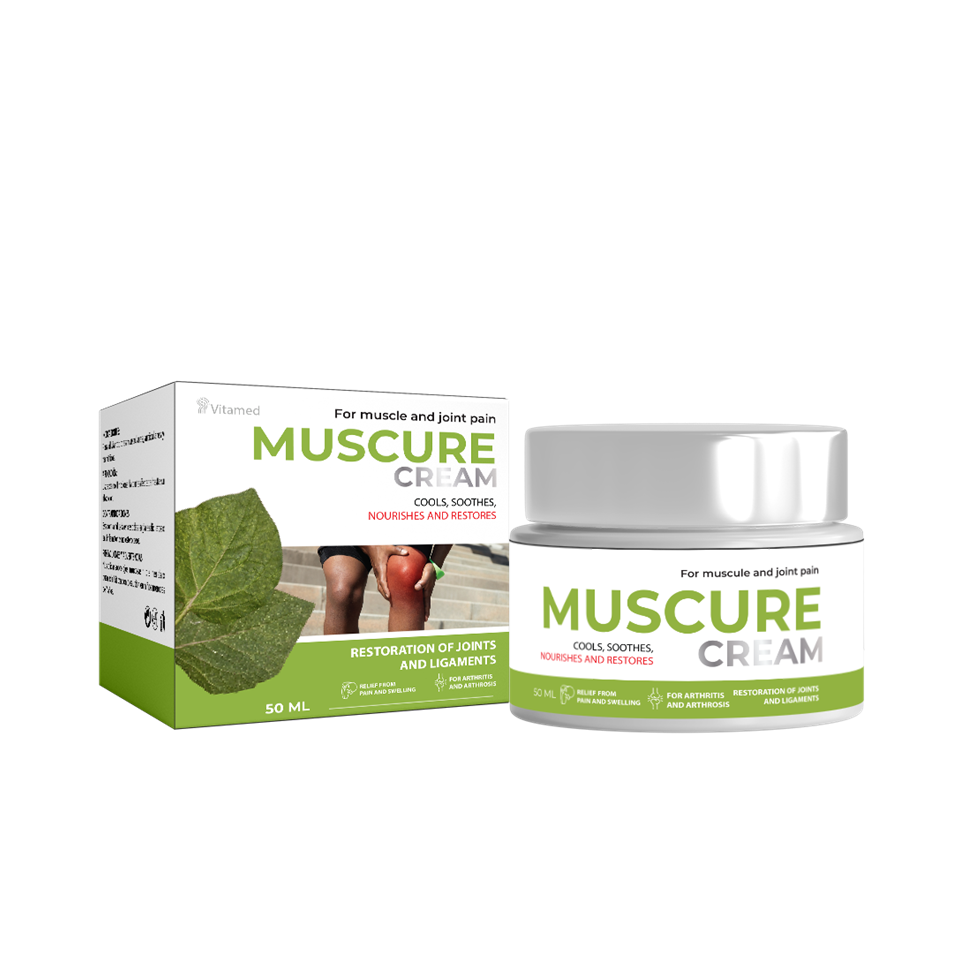 Muscure product packaging